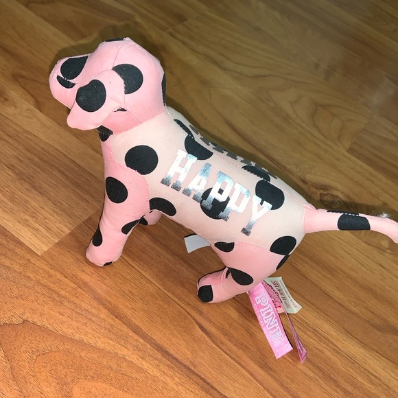 NWT PINK by Victoria’s Secret Polka Dot Print Dog - Picture 1 of 10